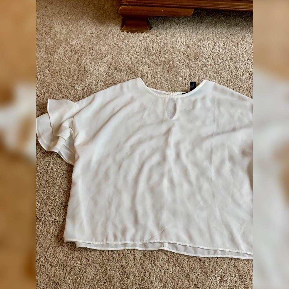 White Chiffon Top
